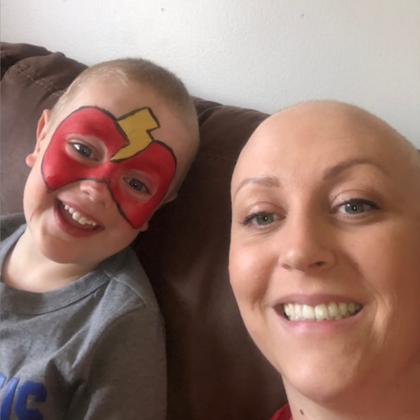 The innocence of a toddler and the reality of cancer